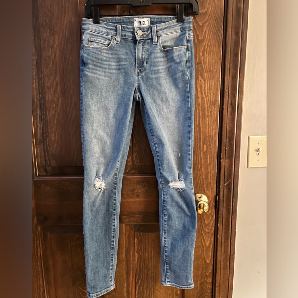Paige Premium Denim Destructed Verdugo Jean - Sz 26